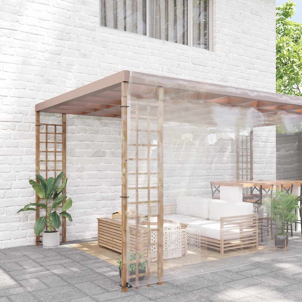 Telone Trasparente con Occhielli 8x8 m in PVC | homemem39