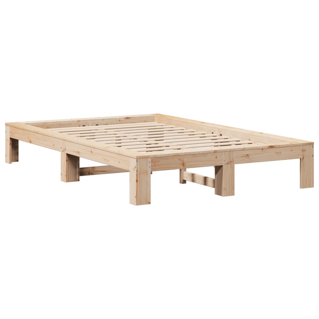 Letto senza Materasso 120x190 cm in Legno Massello di Pino | homemem39