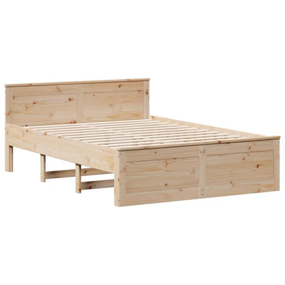 Giroletto senza Materasso con Testata 150x200 cm Massello Pino | homemem39