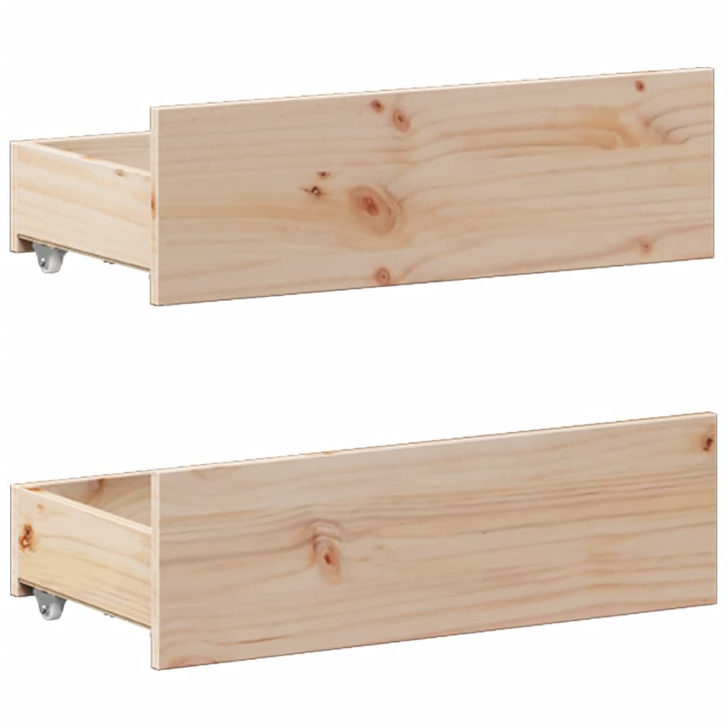 Giroletto senza Materasso con Testata 150x200 cm Massello Pino | homemem39