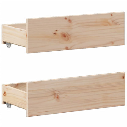 Giroletto senza Materasso con Testata 150x200 cm Massello Pino | homemem39