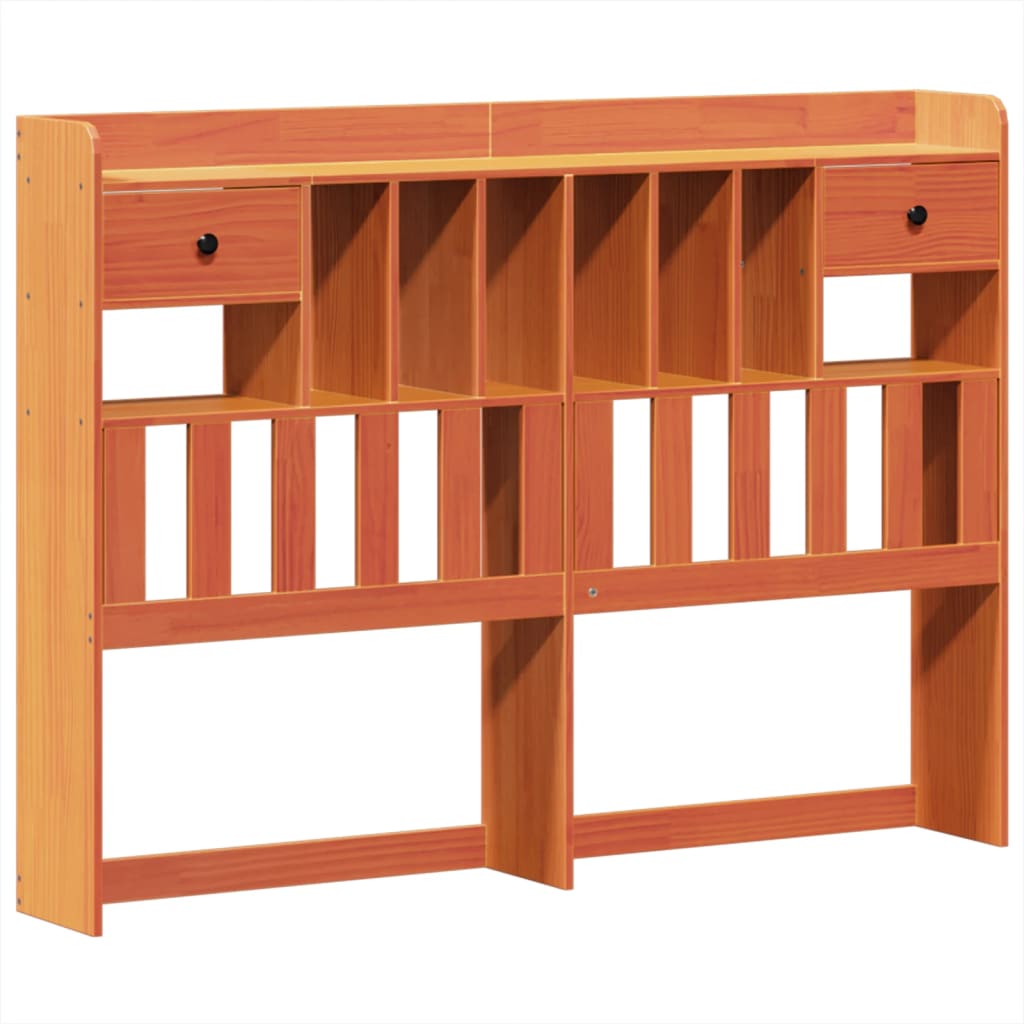 Letto senza Materasso Marrone Cera 150x200 cm in Legno di Pino - homemem39