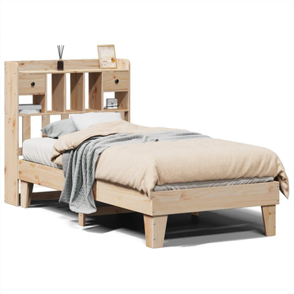 Letto senza Materasso 75x190 cm in Legno Massello Pino - homemem39