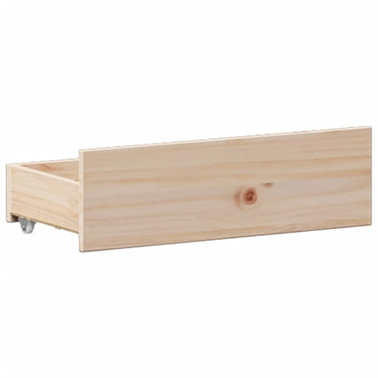 Letto Libreria senza Materasso 180x200 cm in Legno di Pino - homemem39