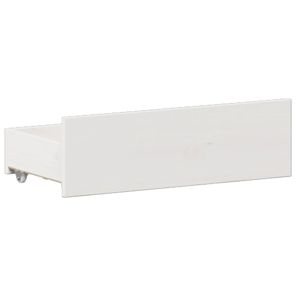 Giroletto con Libreria senza Materasso 180x200 cm in Legno Pino - homemem39