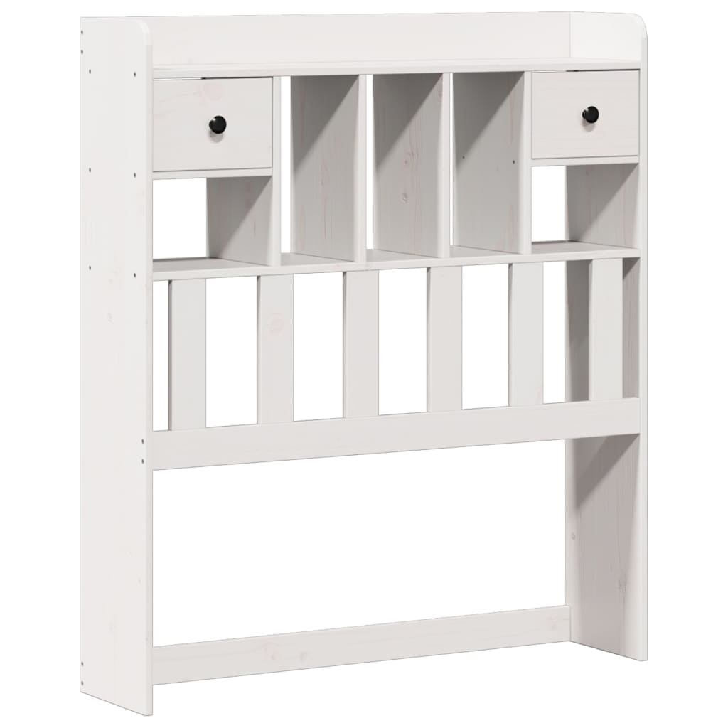 Letto con Libreria senza Materasso 75x190 cm in Legno Pino | homemem39