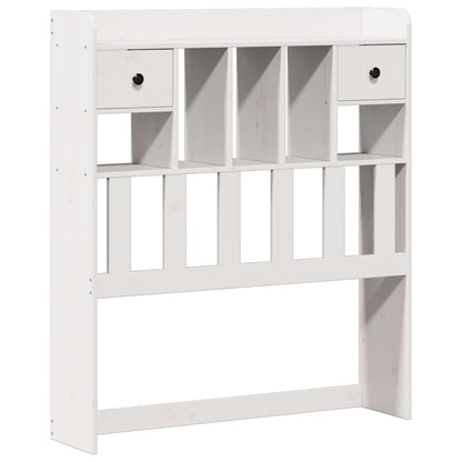 Letto con Libreria senza Materasso 75x190 cm in Legno Pino | homemem39