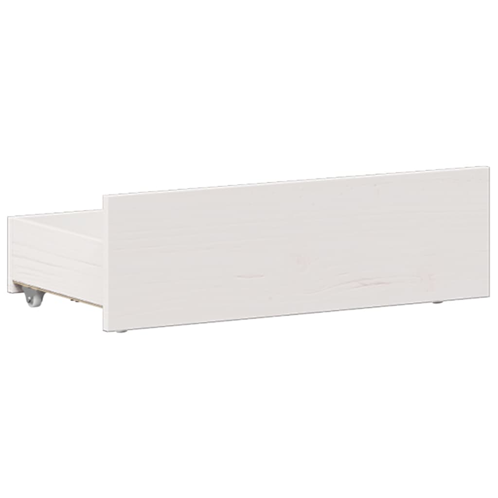Letto con Libreria senza Materasso 75x190 cm in Legno Pino | homemem39