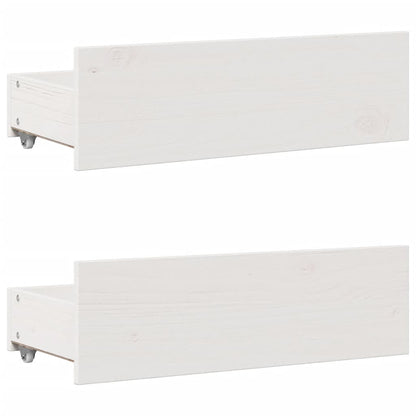 Letto con Libreria senza Materasso 75x190 cm in Legno Pino - homemem39