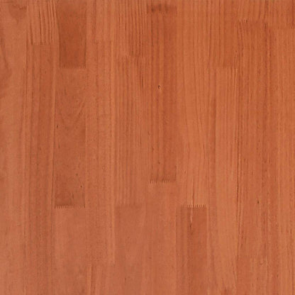 Giroletto senza Materasso Marrone Cera 200x200 cm Legno di Pino