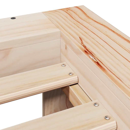 Giroletto senza Materasso 180x200 cm in Legno Massello di Pino