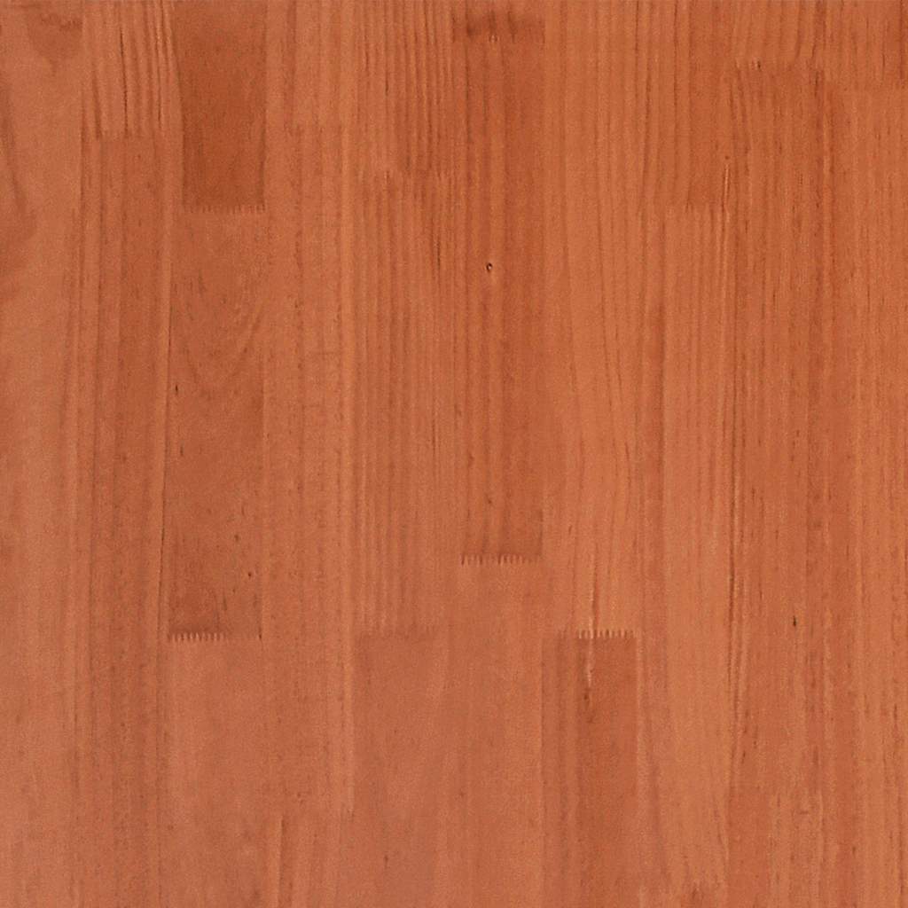 Letto senza Materasso Marrone Cera 75x190 cm in Legno di Pino | homemem39