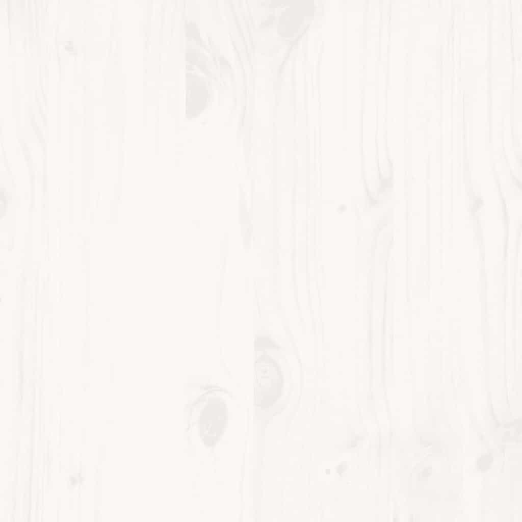 Letto senza Materasso Bianco 180x200 cm Legno Massello di Pino - homemem39