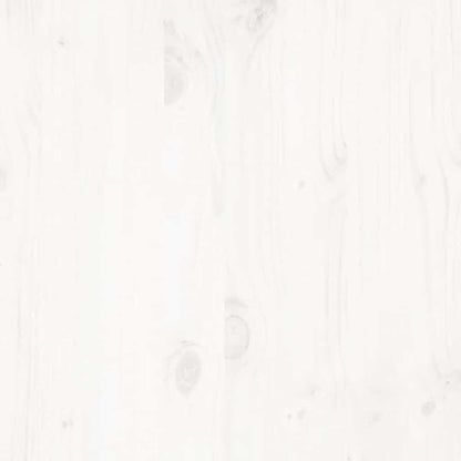 Letto senza Materasso Bianco 120x190 cm Legno Massello di Pino - homemem39