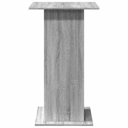 Tavolo Bar Portaoggetti Grigio Sonoma 60x60x102 cm Multistrato | homemem39