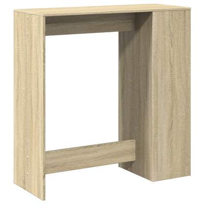 Tavolo Bar con Rastrelliera Sonoma 101x40x103,5 cm Multistrato | homemem39