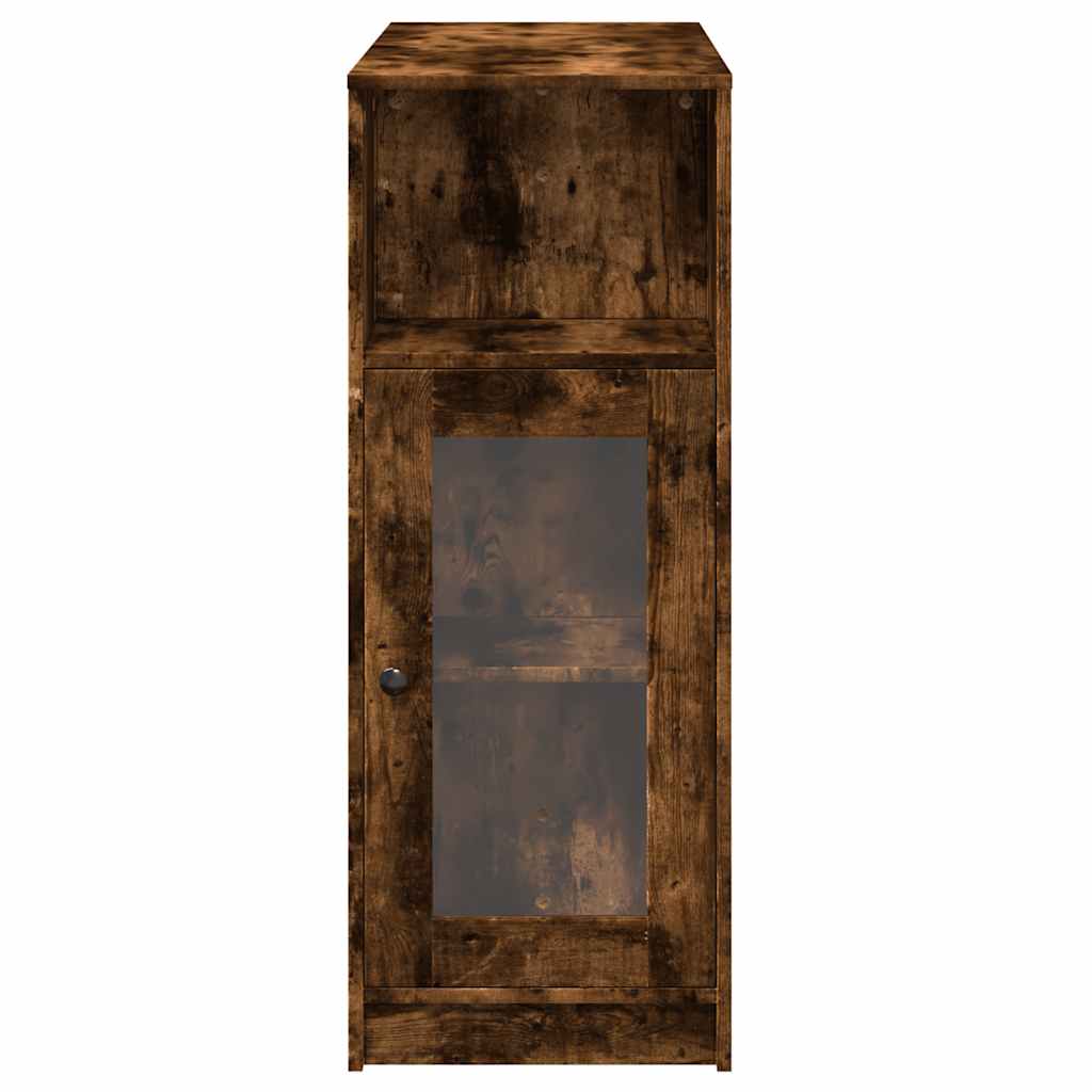 Tavolo Bar con Rastrelliera Rovere 101x40x103,5 cm Multistrato | homemem39