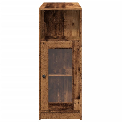 Tavolo Bar con Rastrelliera Antico 101x40x103,5 cm Multistrato | homemem39