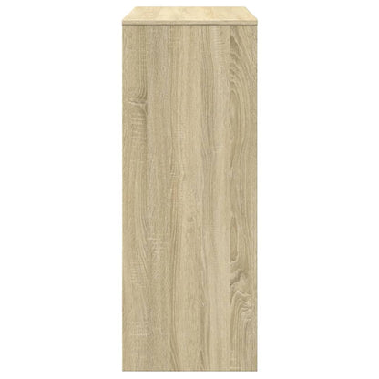 Tavolo Bar con Rastrelliera Sonoma 90x40x103,5 cm Multistrato | homemem39