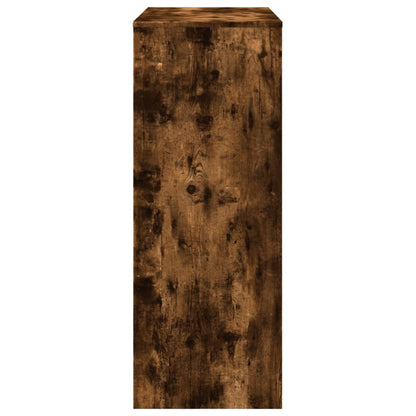 Tavolo Bar con Rastrelliera Rovere 90x40x103,5 cm Multistrato | homemem39