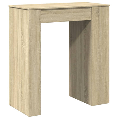 Tavolo Bar con Rastrelliera Sonoma 95x47x103,5 cm Multistrato | homemem39