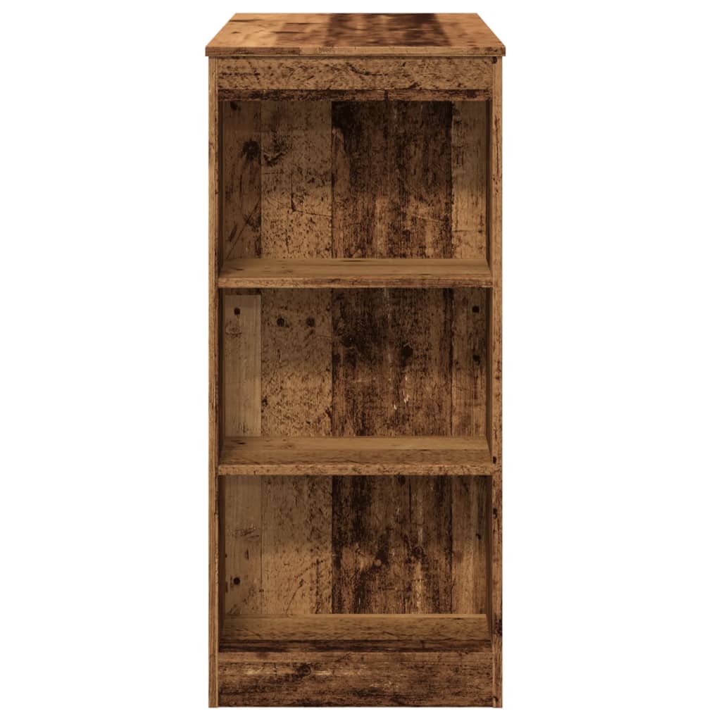 Tavolo Bar con Rastrelliera Antico 95x47x103,5 cm Multistrato | homemem39
