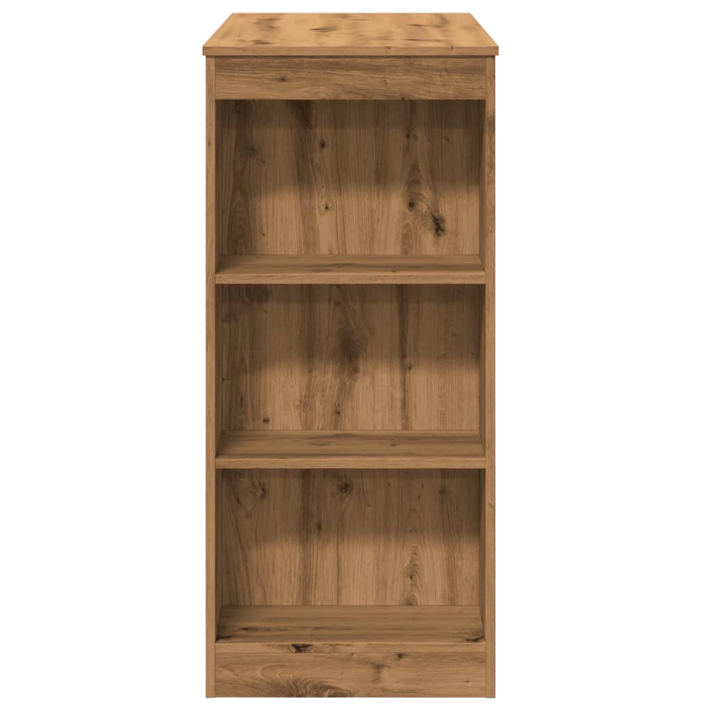 Tavolo Bar con Rastrelliera Rovere 95x47x103,5 cm Multistrato | homemem39
