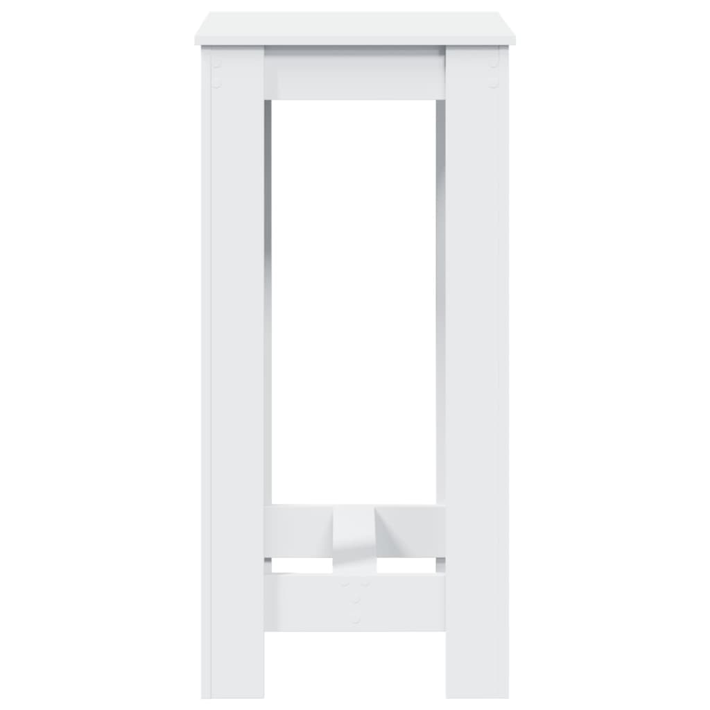 Tavolo da Bar Bianco 51x50x103,5 cm in Truciolato | homemem39
