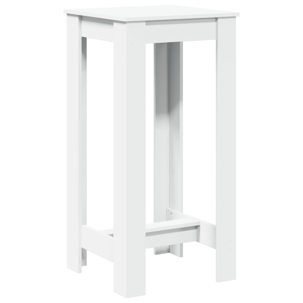 Tavolo da Bar Bianco 51x50x103,5 cm in Truciolato | homemem39
