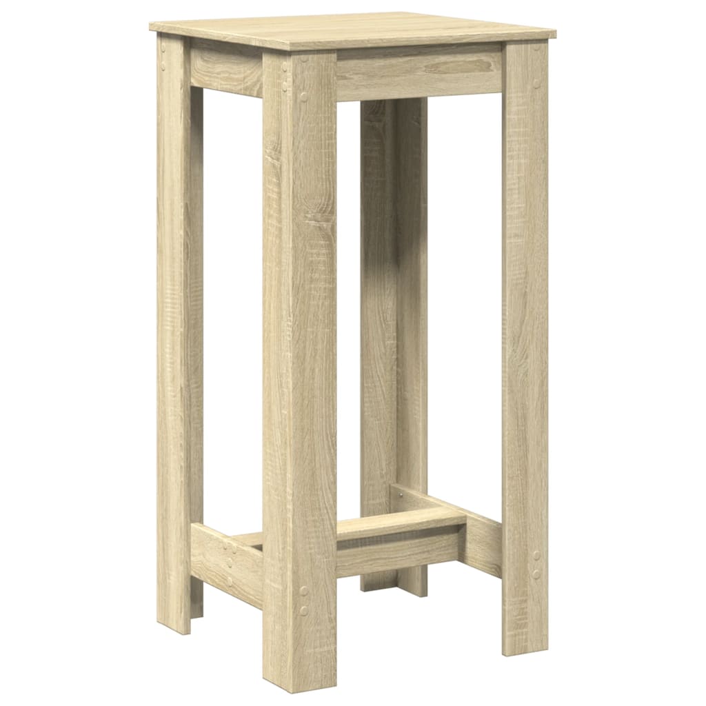 Tavolo da Bar Rovere Sonoma 51x50x103,5 cm in Legno Multistrato