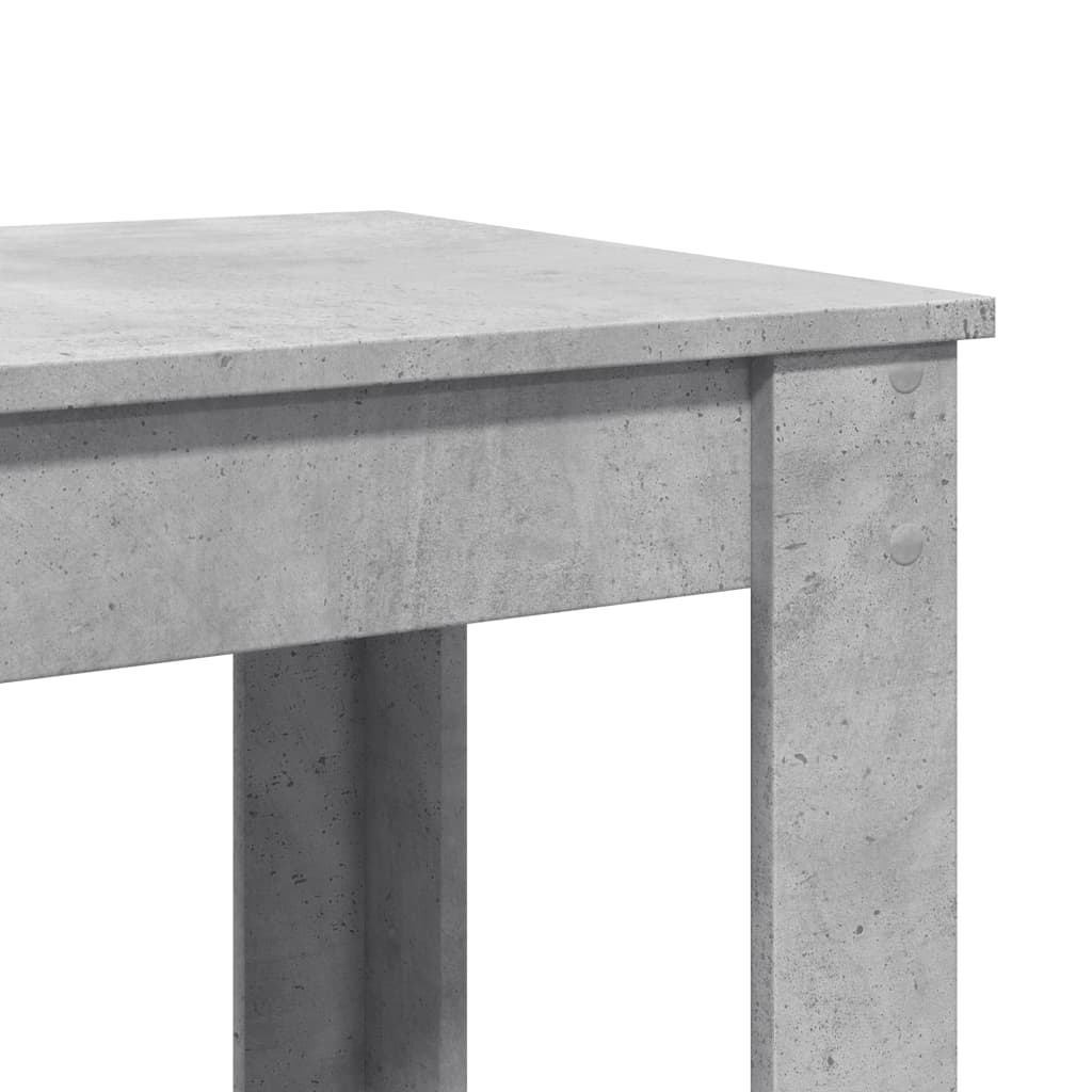 Tavolo da Bar Grigio Cemento 51x50x103,5cm in Legno Multistrato | homemem39