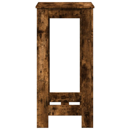 Tavolo da Bar Rovere Fumo 51x50x103,5 cm in Legno Multistrato | homemem39
