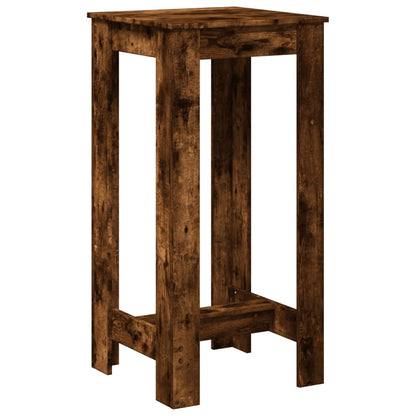 Tavolo da Bar Rovere Fumo 51x50x103,5 cm in Legno Multistrato | homemem39