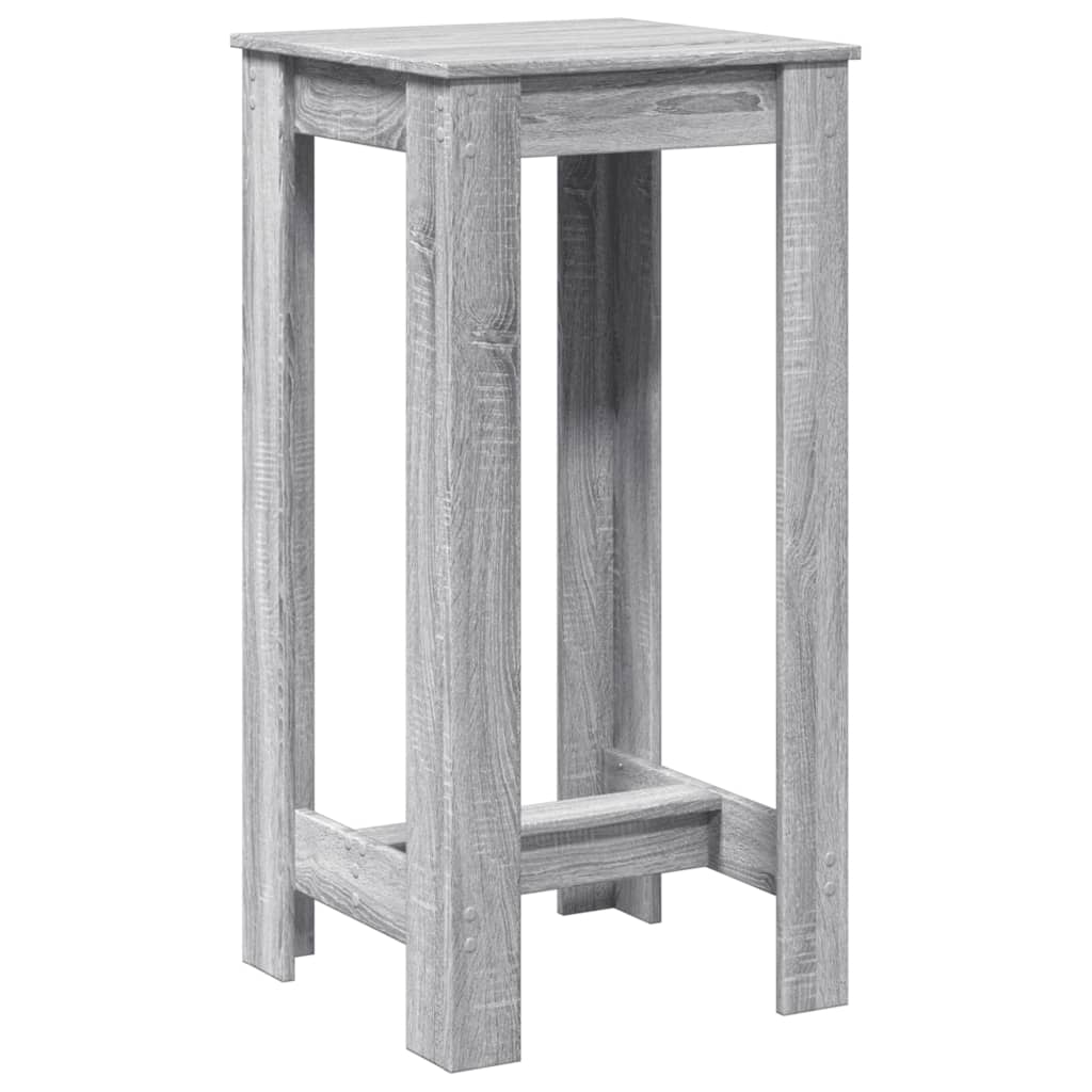 Tavolo da Bar Grigio Sonoma 51x50x103,5 cm in Legno Multistrato | homemem39