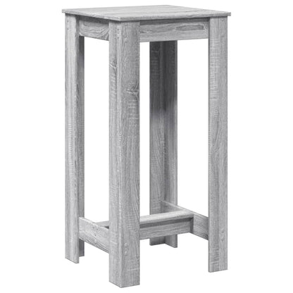 Tavolo da Bar Grigio Sonoma 51x50x103,5 cm in Legno Multistrato | homemem39