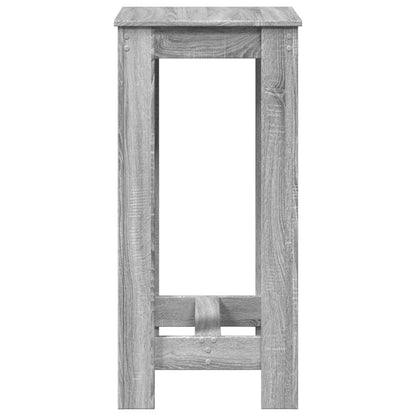 Tavolo da Bar Grigio Sonoma 51x50x103,5 cm in Legno Multistrato | homemem39