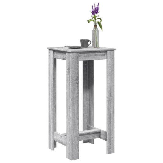 Tavolo da Bar Grigio Sonoma 51x50x103,5 cm in Legno Multistrato | homemem39