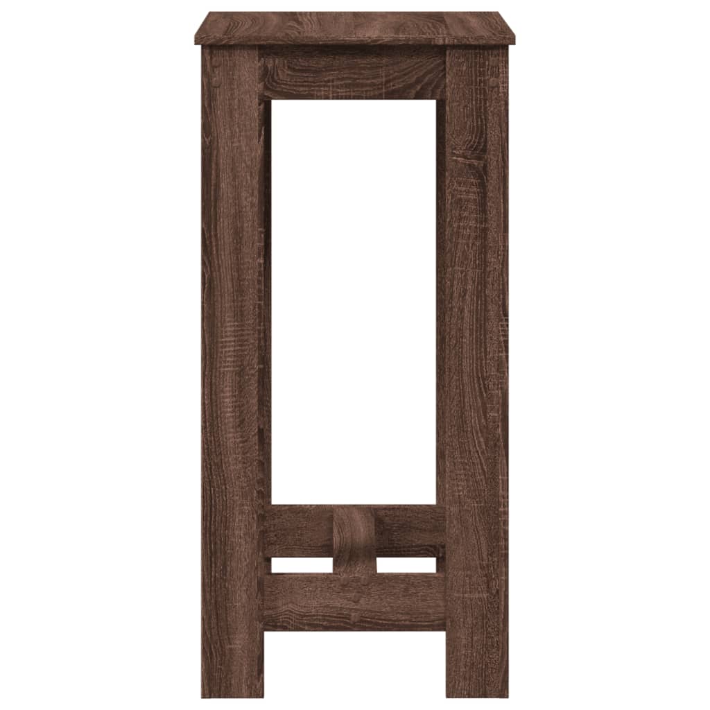 Tavolo da Bar Rovere Marrone 51x50x103,5 cm in Truciolato