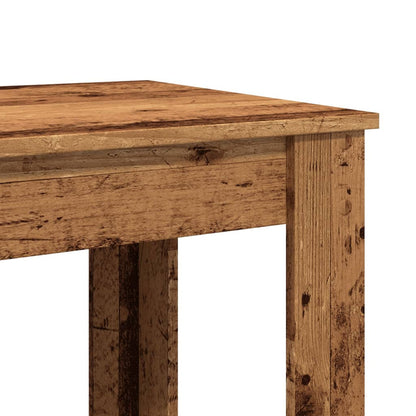 Tavolo da Bar Legno Antico 51x50x103,5 cm in Legno Multistrato | homemem39