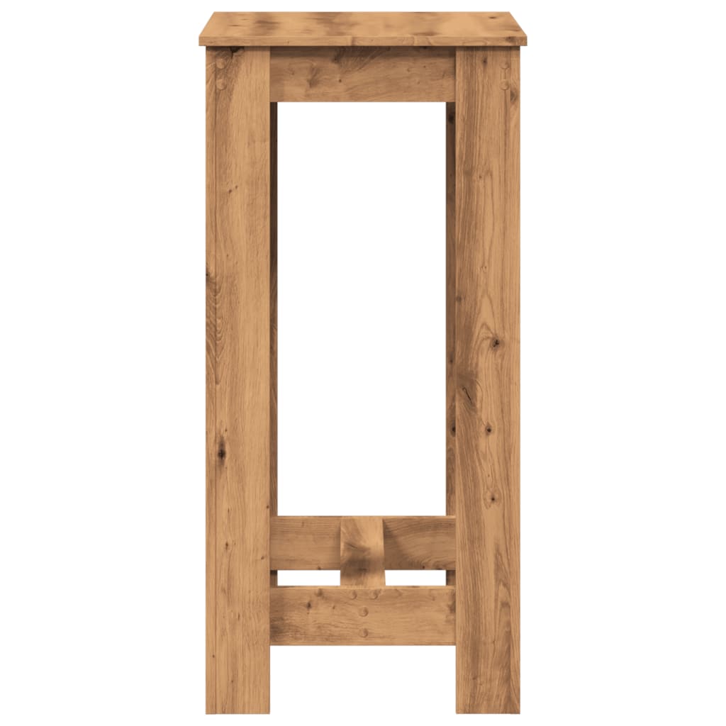 Tavolo Bar Rovere Artigianale 51x50x103,5 cm Legno Multistrato