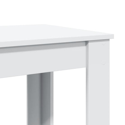 Tavolo da Bar Bianco 102x50x103,5 cm in Legno Multistrato | homemem39
