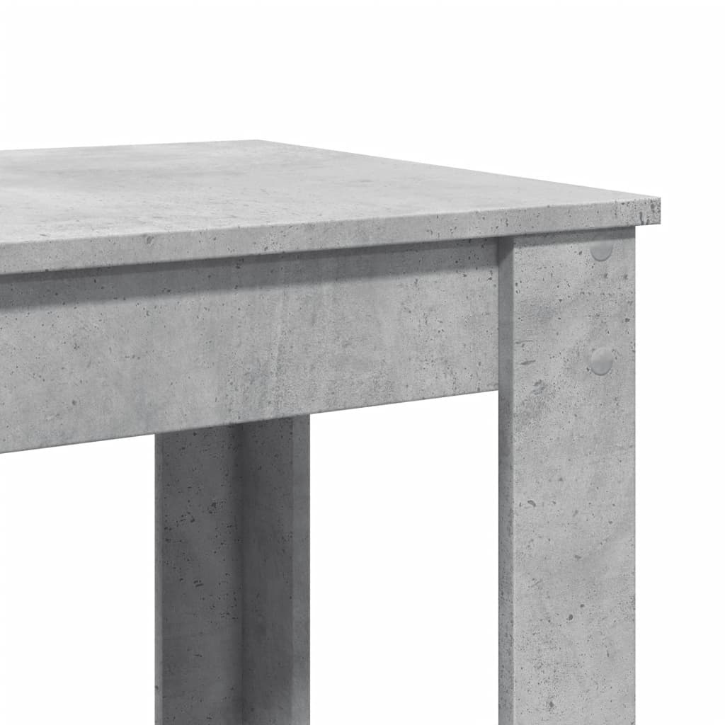 Tavolo da Bar Grigio Cemento 102x50x103,5 cm Legno Multistrato | homemem39