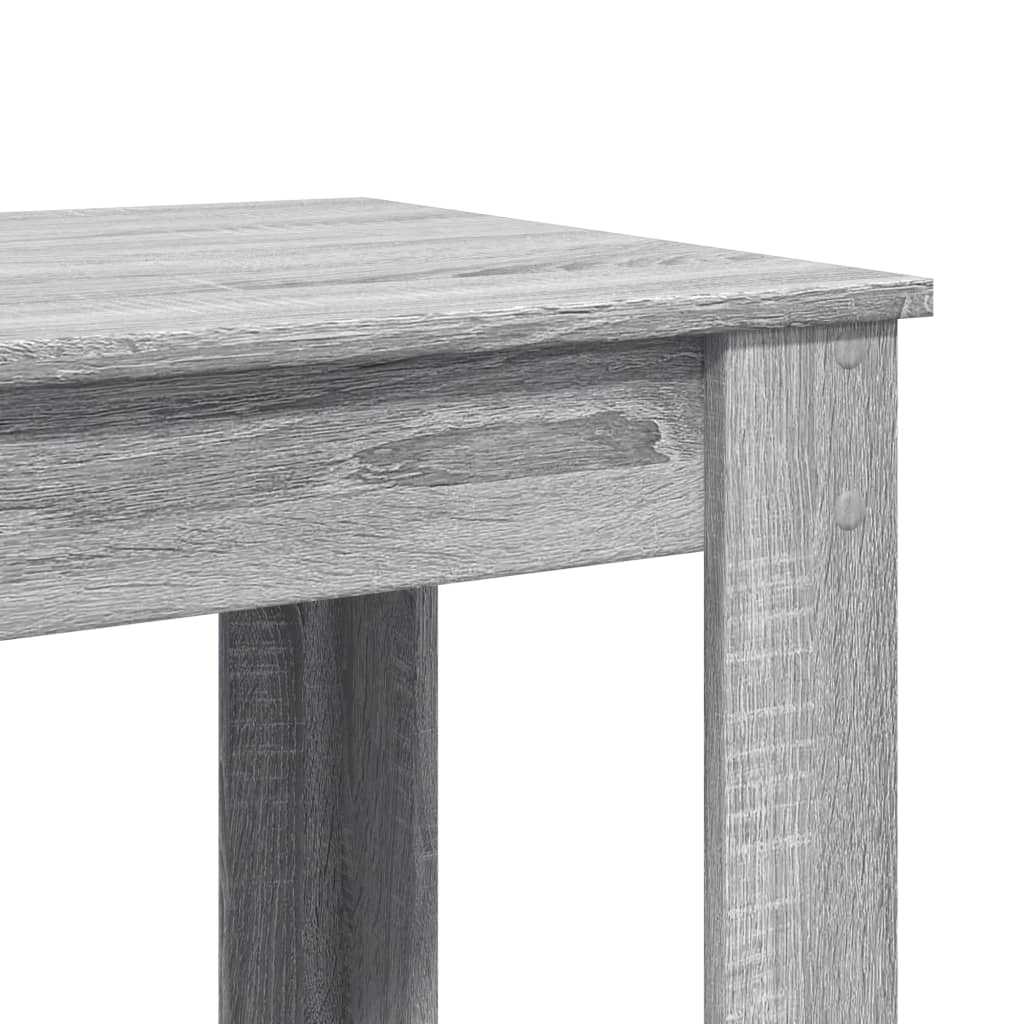 Tavolo da Bar Grigio Sonoma 102x50x103,5cm in Legno Multistrato | homemem39