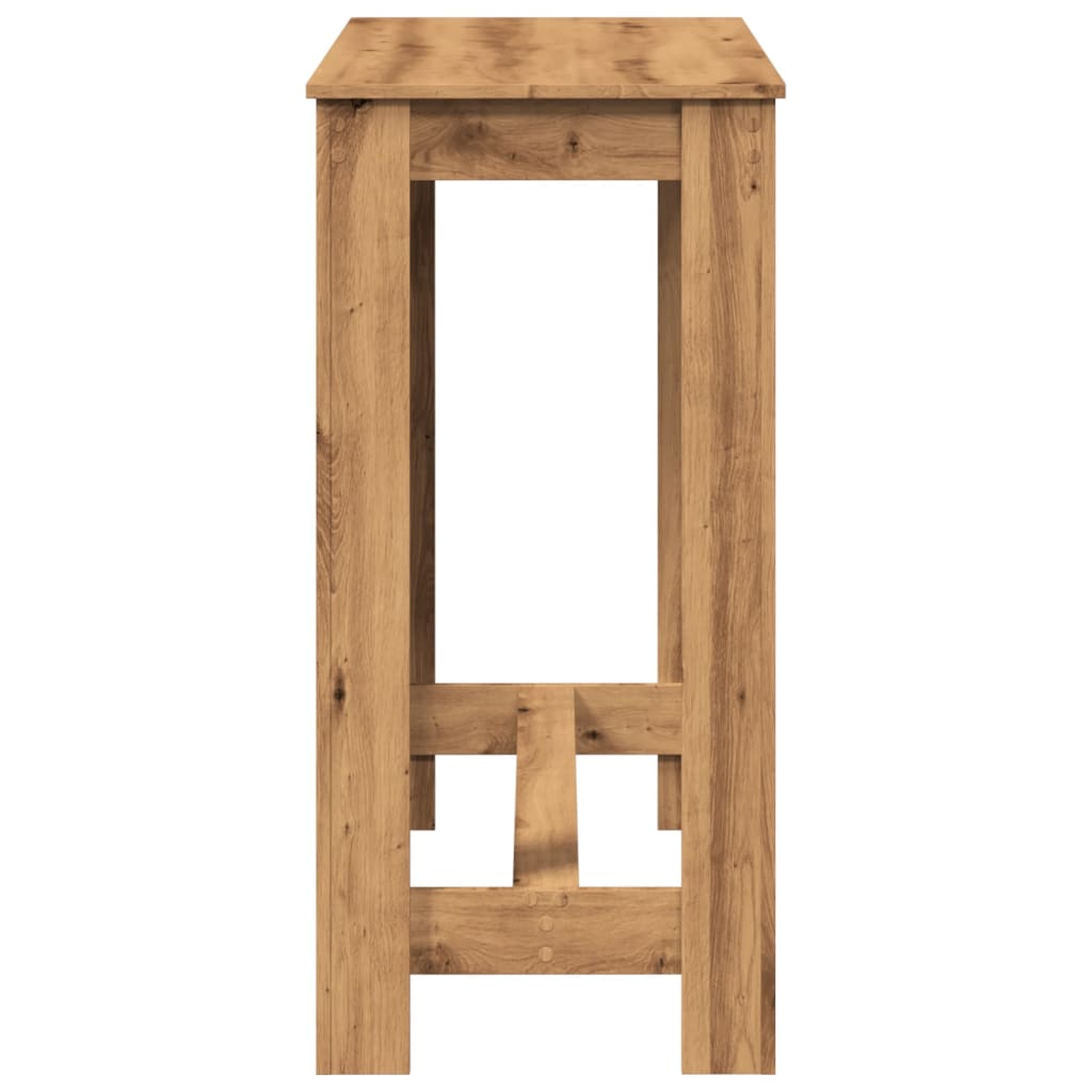 Tavolo Bar Rovere Artigianale 102x50x103,5 cm Legno Multistrato | homemem39