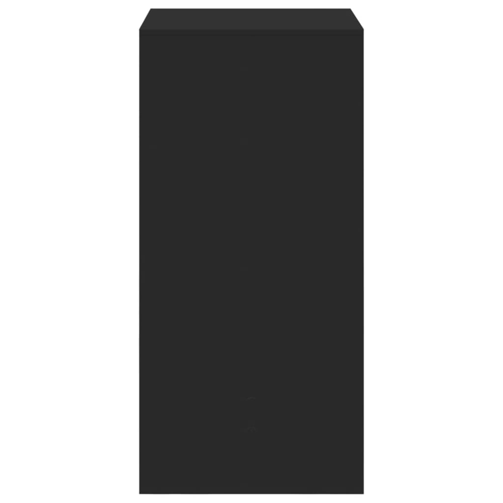 Tavolo da Bar Nero 51x50x103,5 cm in Legno Multistrato | homemem39
