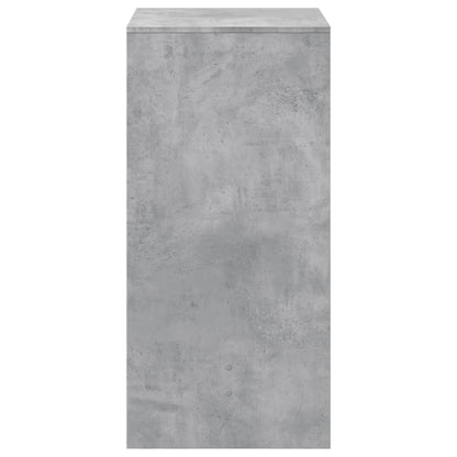 Tavolo da Bar Grigio Cemento 51x50x103,5cm in Legno Multistrato | homemem39