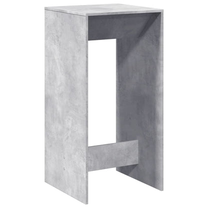 Tavolo da Bar Grigio Cemento 51x50x103,5cm in Legno Multistrato | homemem39