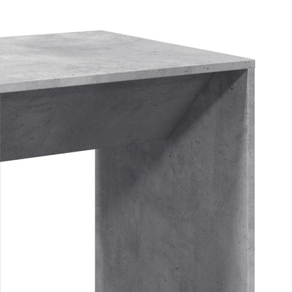 Tavolo da Bar Grigio Cemento 51x50x103,5cm in Legno Multistrato | homemem39