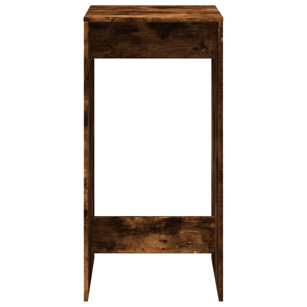 Tavolo da Bar Rovere Fumo 51x50x103,5 cm in Legno Multistrato