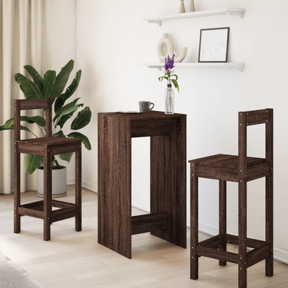 Tavolo da Bar Rovere Marrone 51x50x103,5 cm in Truciolato | homemem39